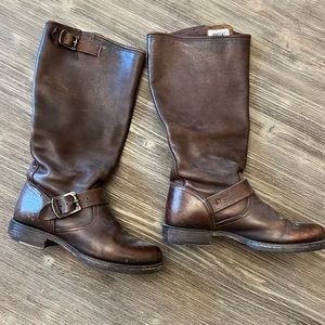 Frye Riding Boots, Brown, good condition